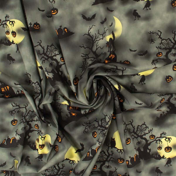 Halloween Fun Print - 036 - Grey