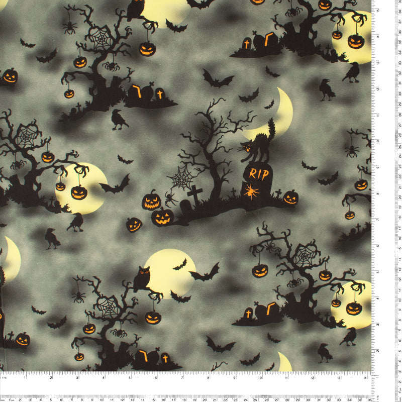 Halloween Fun Print - 036 - Grey