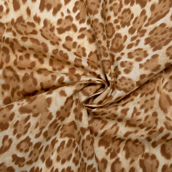 ESSENTIAL Printed Cotton - WINDHAM - Leopard - Brown