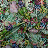 ESSENTIAL Printed Cotton - WINDHAM - Succulent - Green