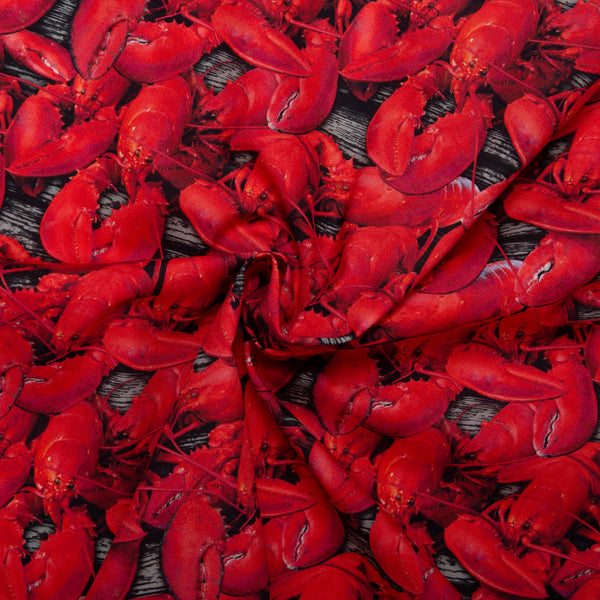 ESSENTIAL Printed Cotton - WINDHAM - Lobsters - Red