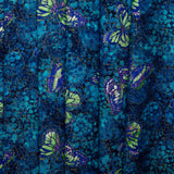 <ULTIMATE> - Coton imprimé - Papillons - Bleu
