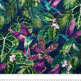 ULTIMATE - Cotton print - Hummingbird - Navy