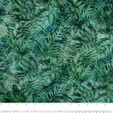 ULTIMATE - Cotton print - Leafs - Medium green