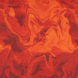 Digital Printed Cotton - MARBLE SWIRL - Lava