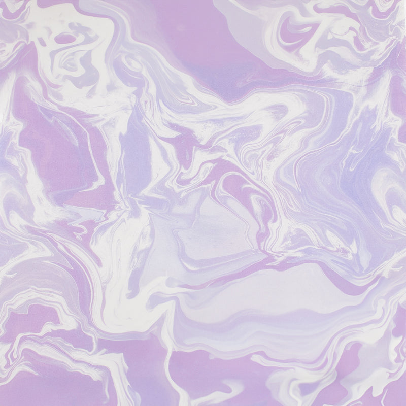 Coton Imprimé Numérique - «MARBLE SWIRL» - Lilas