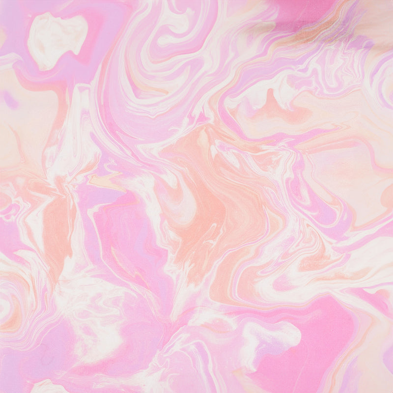 Digital Printed Cotton - MARBLE SWIRL - Pink