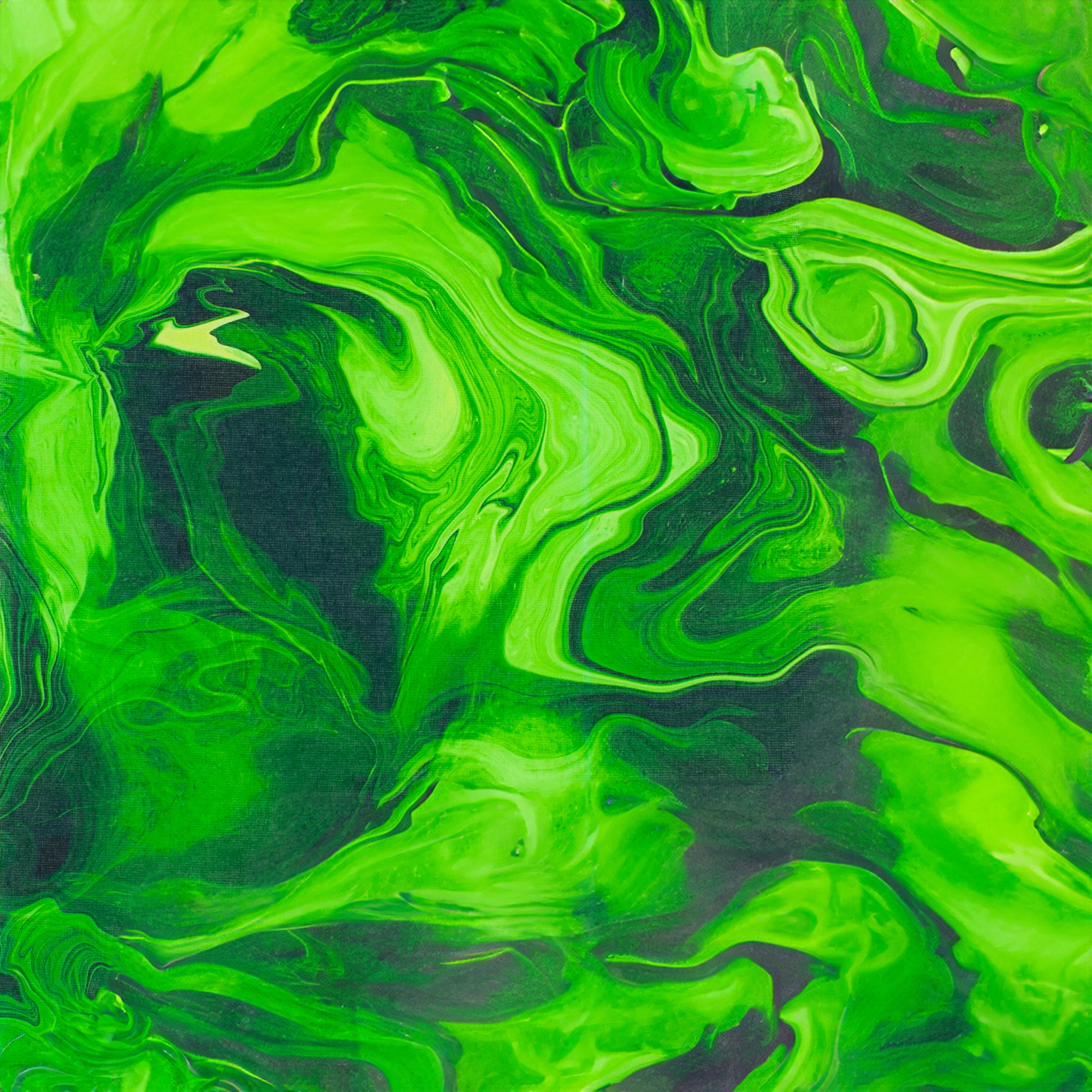 Digital Printed Cotton MARBLE SWIRL Green Fabricville