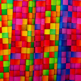 Printed Cotton - MOOK ESSENTIALS - Rainbow Square