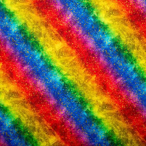 Printed Cotton - MOOK ESSENTIALS - Painted Rainbow