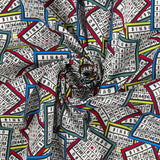 Coton imprimé - «MOOK ESSENTIALS» - 016 - Blanc