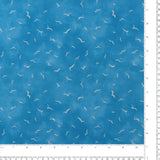 Coton imprimé - «MOOK ESSENTIALS» - 020 - Bleu
