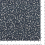 Coton imprimé - «MOOK ESSENTIALS» - 023 - Marine