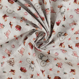 Coton imprimé - «MOOK ESSENTIALS» - 025 - Gris Pâle