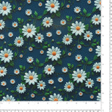 Coton imprimé - «MOOK ESSENTIALS» - 026 - Marine