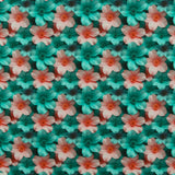 Coton imprimé - «MOOK ESSENTIALS» - 029 - Sarcelle