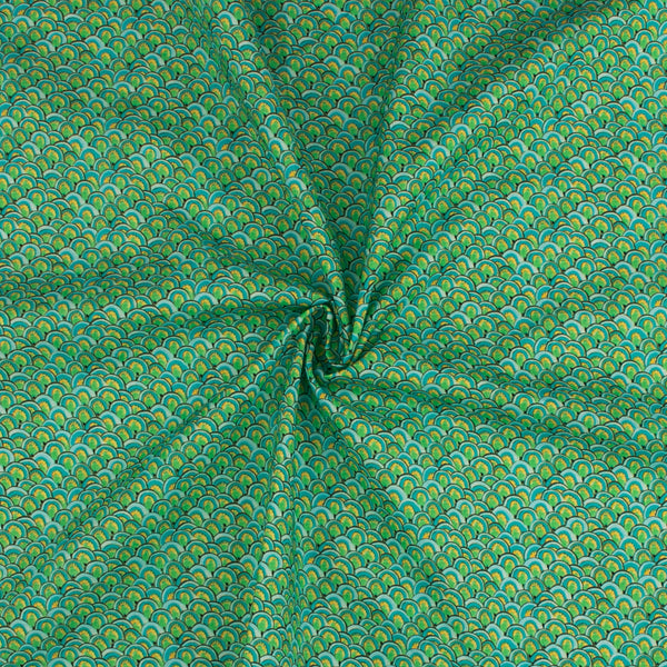 Printed Cotton - PROMENADE - 005 - Green