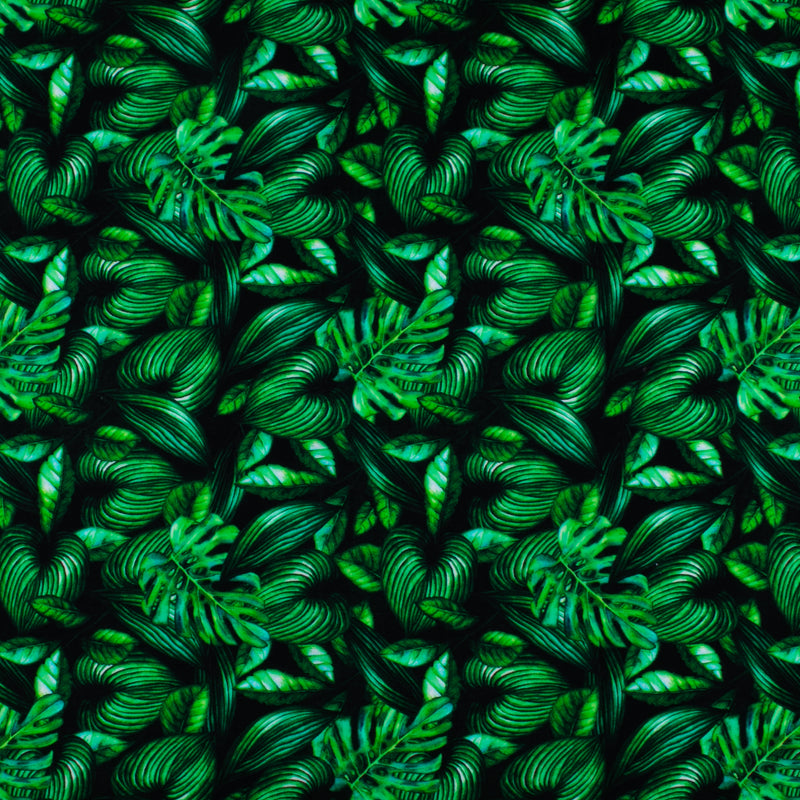 Printed Cotton - TROPICAL PARADISE - 005 - Green