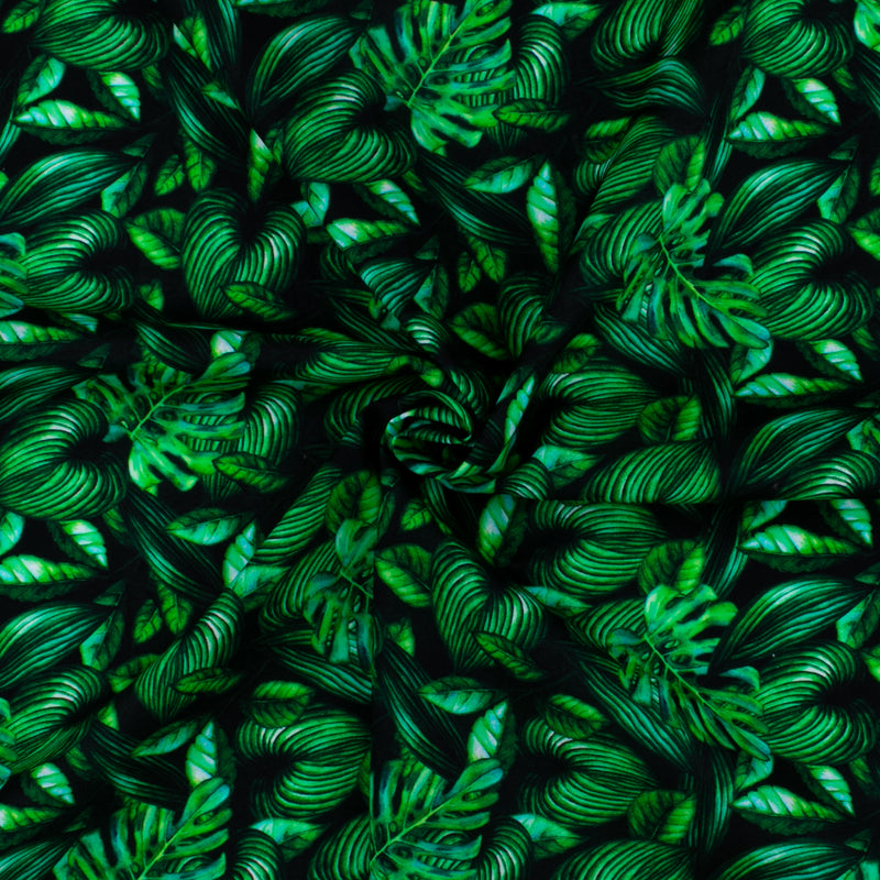 Printed Cotton - TROPICAL PARADISE - 005 - Green