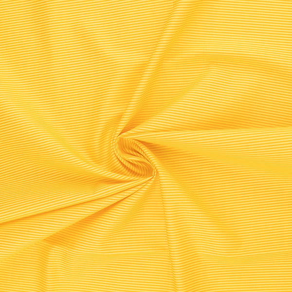 Blender Fabric - MINI STRIPE - Yellow