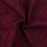 Tissu de Complément - MINI POIS - 021- Bordeaux