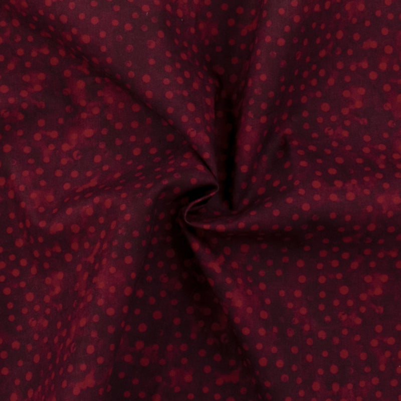 Blender Fabric - MINI DOT - 021 - Maroon