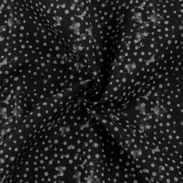 Tissu de Complément - MINI POIS - 023 - Noir