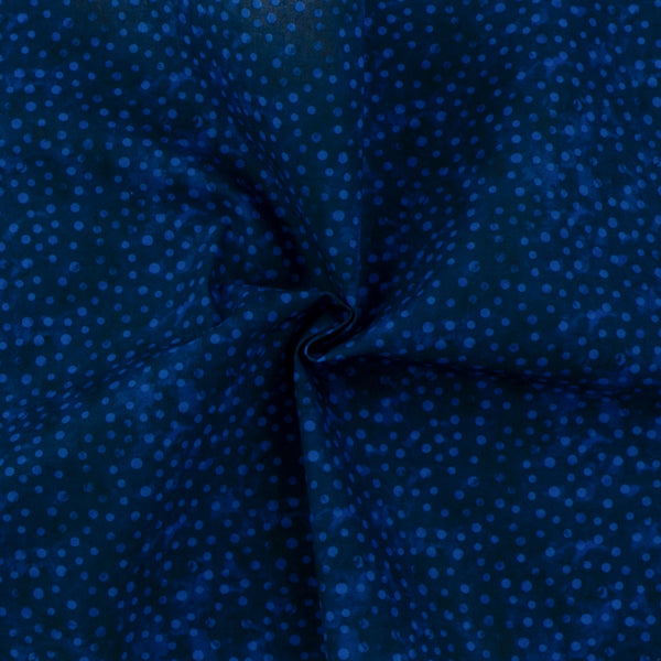 Tissu de Complément - MINI POIS - 025 - Royal