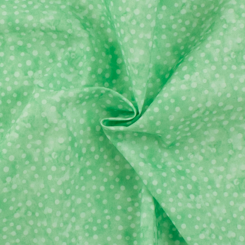 Tissu de Complément - MINI POIS - 032 -Aqua