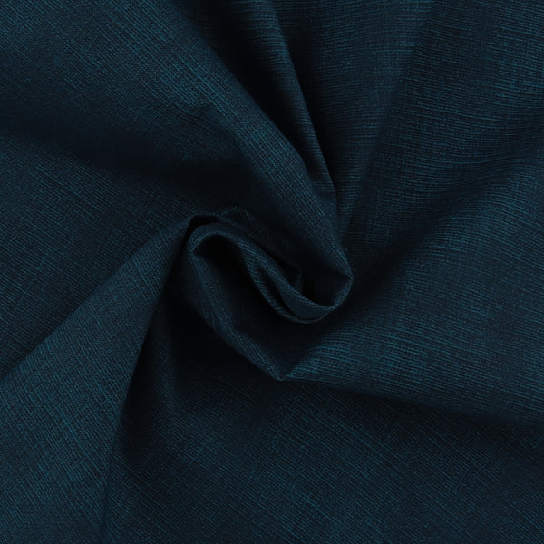 Blender Fabric - Printed Linen Look - 033 - Teal