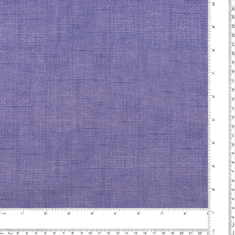 Blender Fabric - Printed Linen Look - 039 - Periwinkle