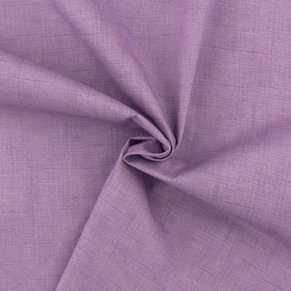 Blender Fabric - Printed Linen Look - 041 - Lilac