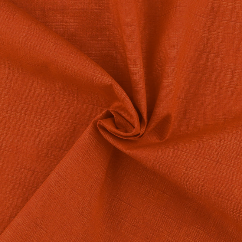 Blender Fabric - Printed Linen Look - 044 - Orange