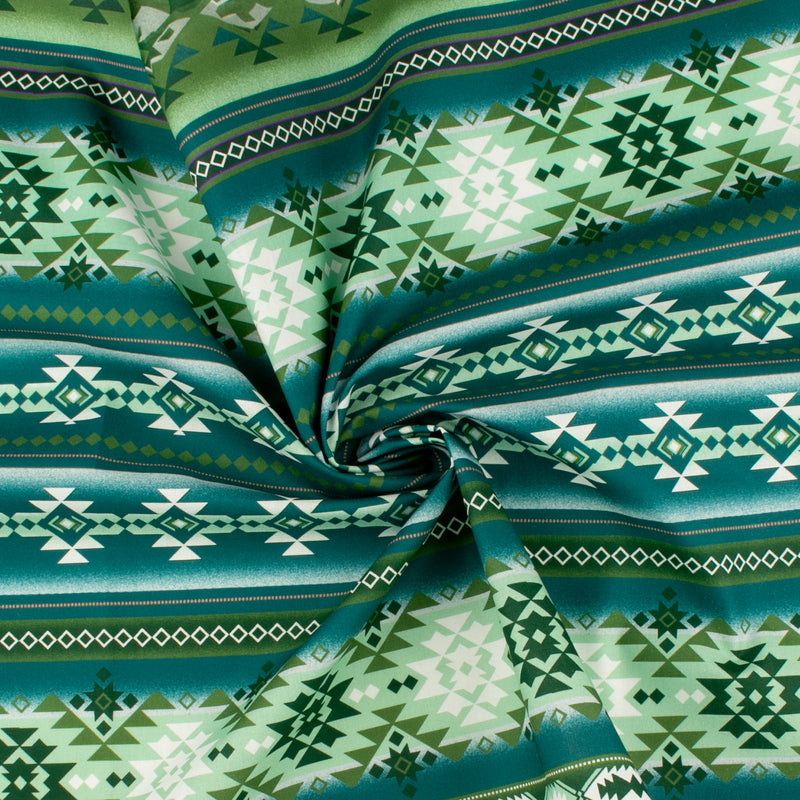 Printed Cotton - PRAIRIE CREEK - 008 - Green