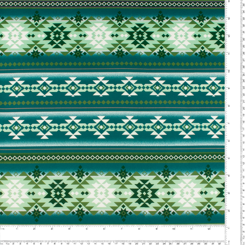 Printed Cotton - PRAIRIE CREEK - 008 - Green