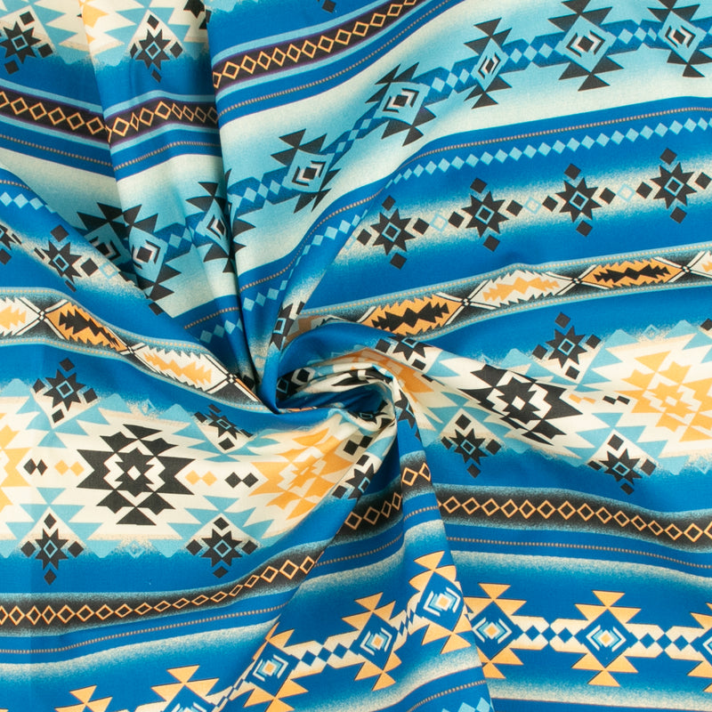 Printed Cotton - PRAIRIE CREEK - 009 - Blue