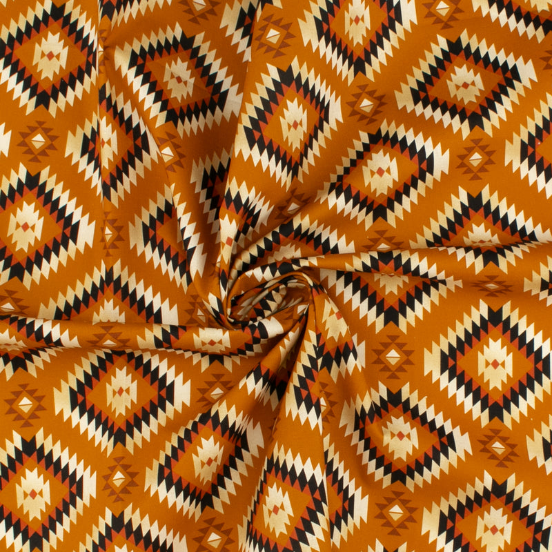 Printed Cotton - PRAIRIE CREEK - 013 - Ochre