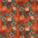 Printed Cotton - PRAIRIE CREEK - 017 - Rust