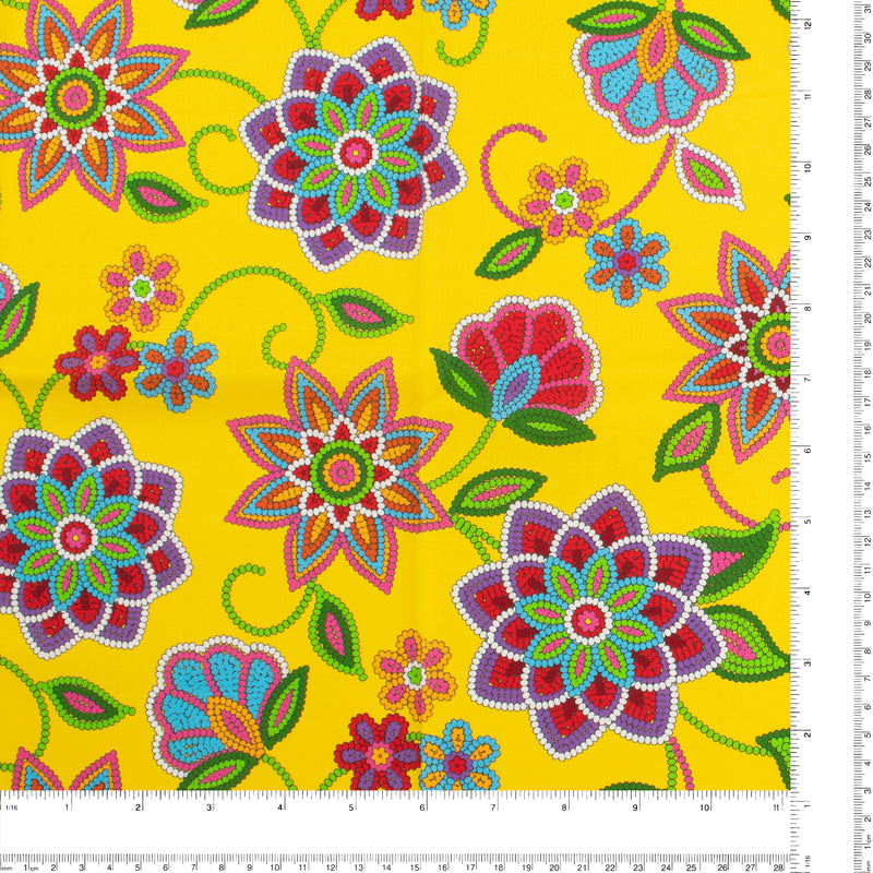 Printed Cotton - PRAIRIE CREEK - 031 - Yellow