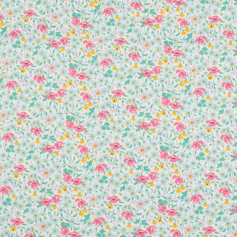 LIBERTY of PARIS Printed Cotton - In Bloom - Pink