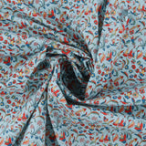 Coton imprimé - LIBERTÉ PARISIENNE - 050 - Bleu Poudre