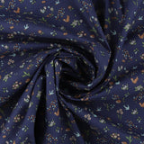 Printed Cotton - LIBERTY of PARIS  - 055 - Navy