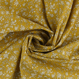 Printed Cotton - LIBERTY of PARIS  - 056 - Mustard