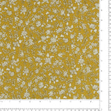 Printed Cotton - LIBERTY of PARIS  - 056 - Mustard