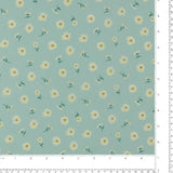 Printed Cotton - LIBERTY of PARIS  - 059 - Mint