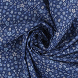 Printed Cotton - LIBERTY of PARIS  - 060 - Dark Blue