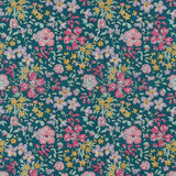 Coton imprimé - LIBERTÉ PARISIENNE - 061 - Sarcelle