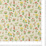 Printed Cotton - LIBERTY of PARIS  - 062 - Cream