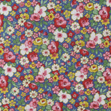 Coton imprimé - LIBERTÉ PARISIENNE - 063 - Bleu Moyen