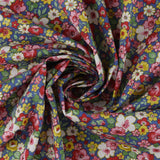 Coton imprimé - LIBERTÉ PARISIENNE - 063 - Bleu Moyen